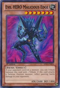 Evil HERO Malicious Edge BP02-EN054 card from Battle Pack 2: War of the Giants