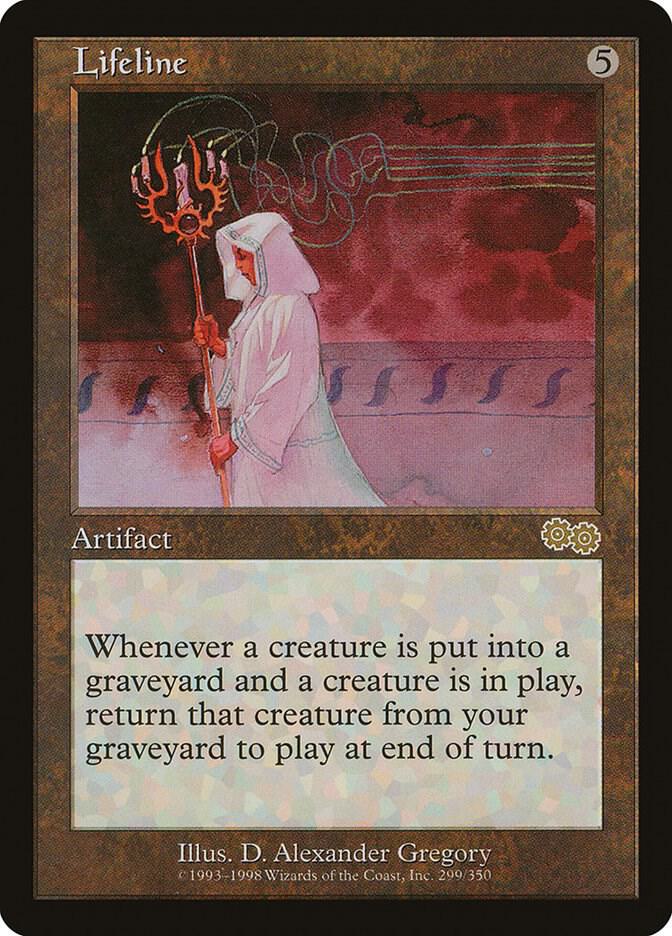 Lifeline 299 card from Urza's Saga