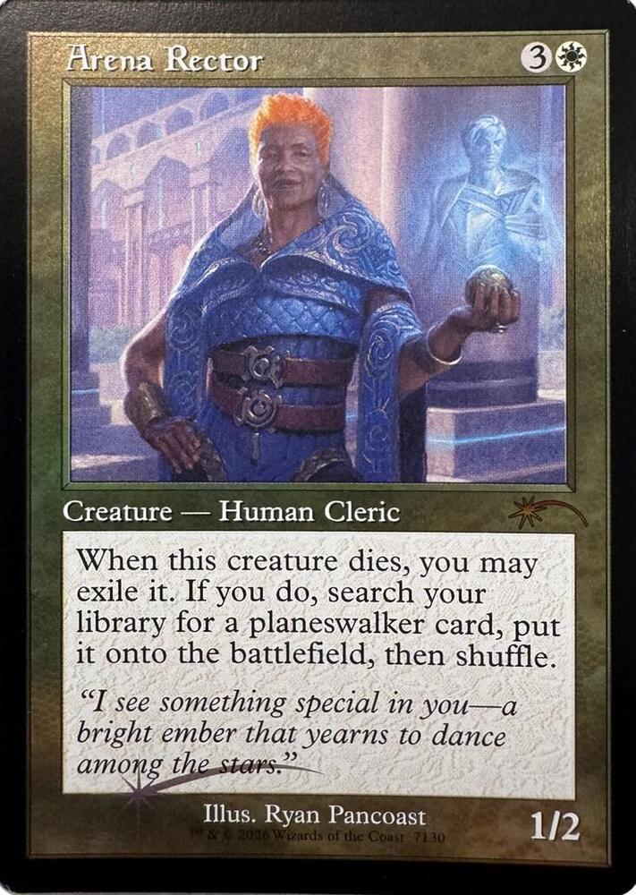 Arena Rector (Retro Frame) 7130 card from Secret Lair Drop Series