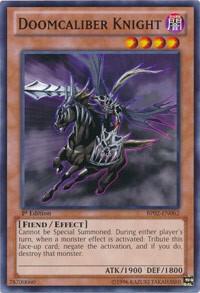 Doomcaliber Knight BP02-EN062 card from Battle Pack 2: War of the Giants