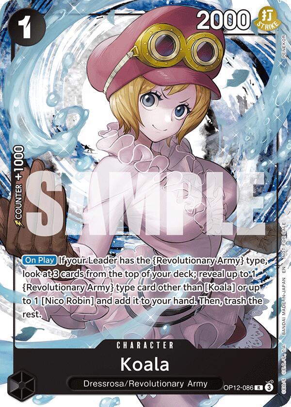 Koala (Welcome Pack 2026 Vol.1) OP12-086 card from One Piece Promotion Cards