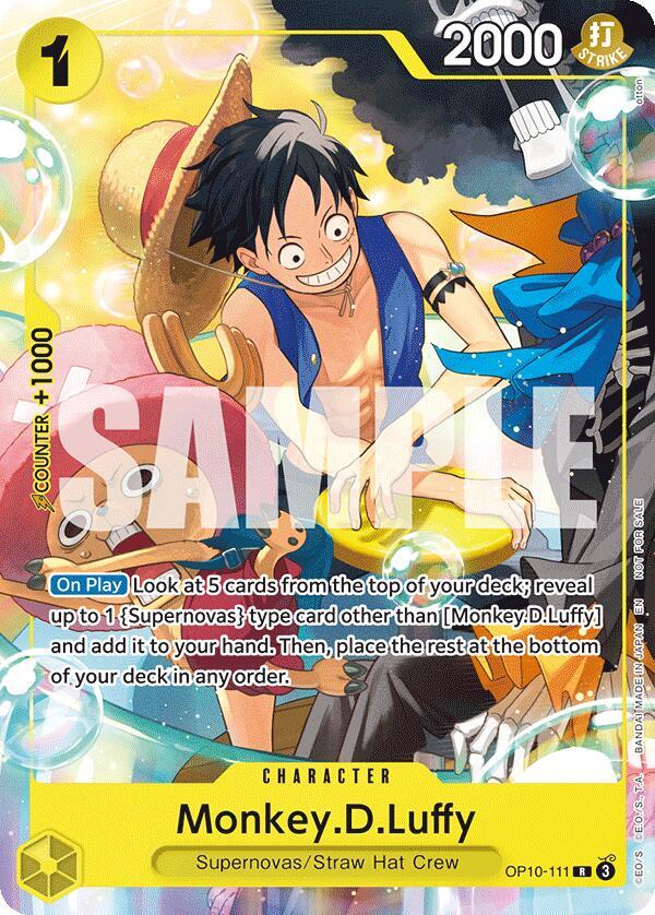 Monkey.D.Luffy (Welcome Pack 2026 Vol.1) OP10-111 card from One Piece Promotion Cards