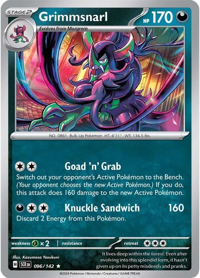 Grimmsnarl (Non-Holo) 096/142 card from Deck Exclusives