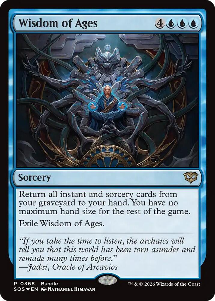 Wisdom of Ages (SOS Bundle) 368 card from Unique and Miscellaneous Promos