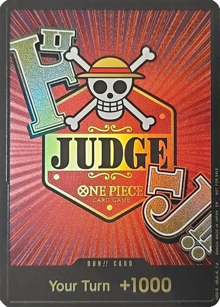 DON!! Card (Judge Promo) card from One Piece Promotion Cards