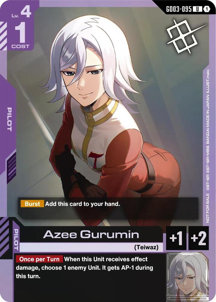 Azee Gurumin (Judge Pack 02) GD03-095 card from Gundam Promotional Cards
