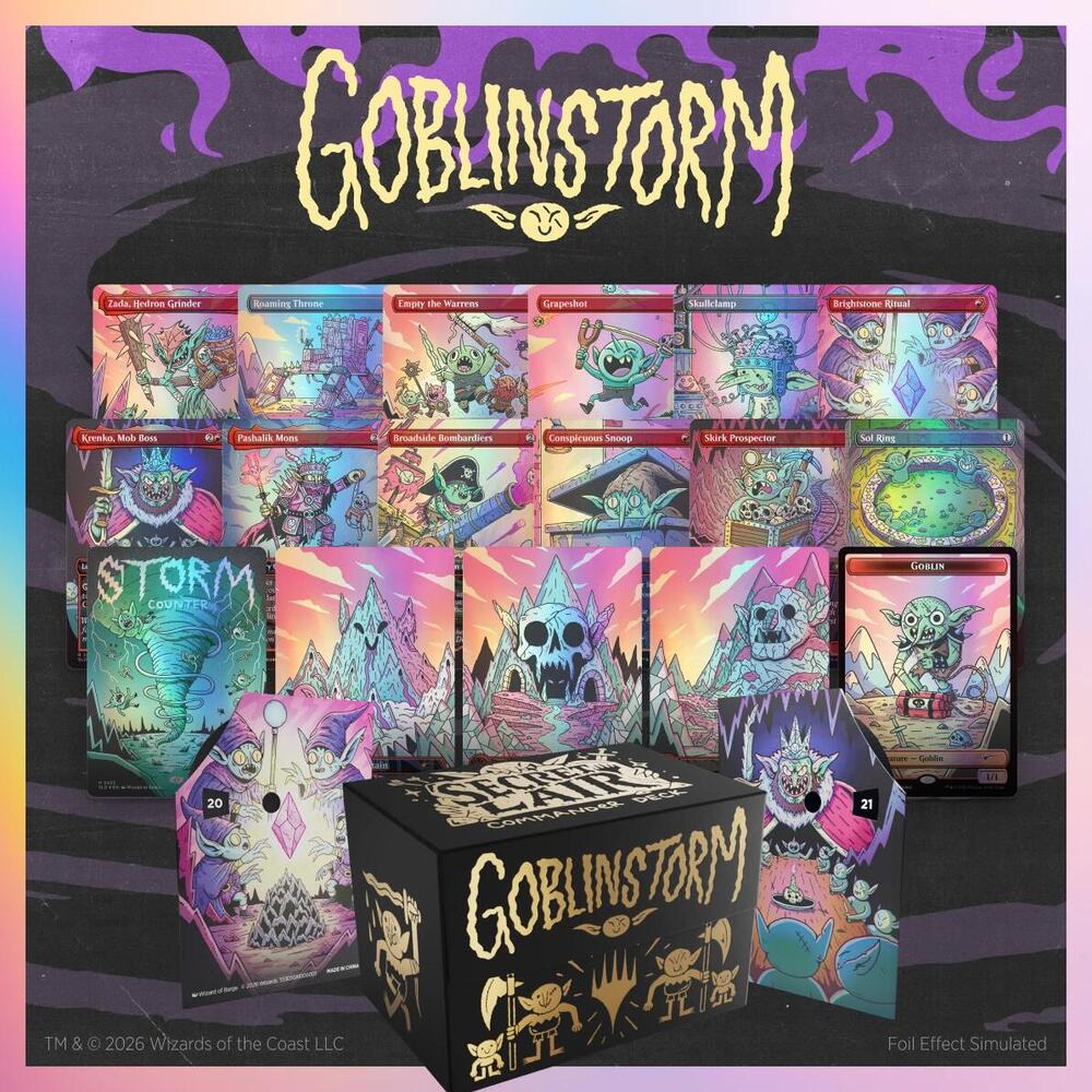 Secret Lair Commander Deck: Goblin Storm card from Secret Lair Drop Series