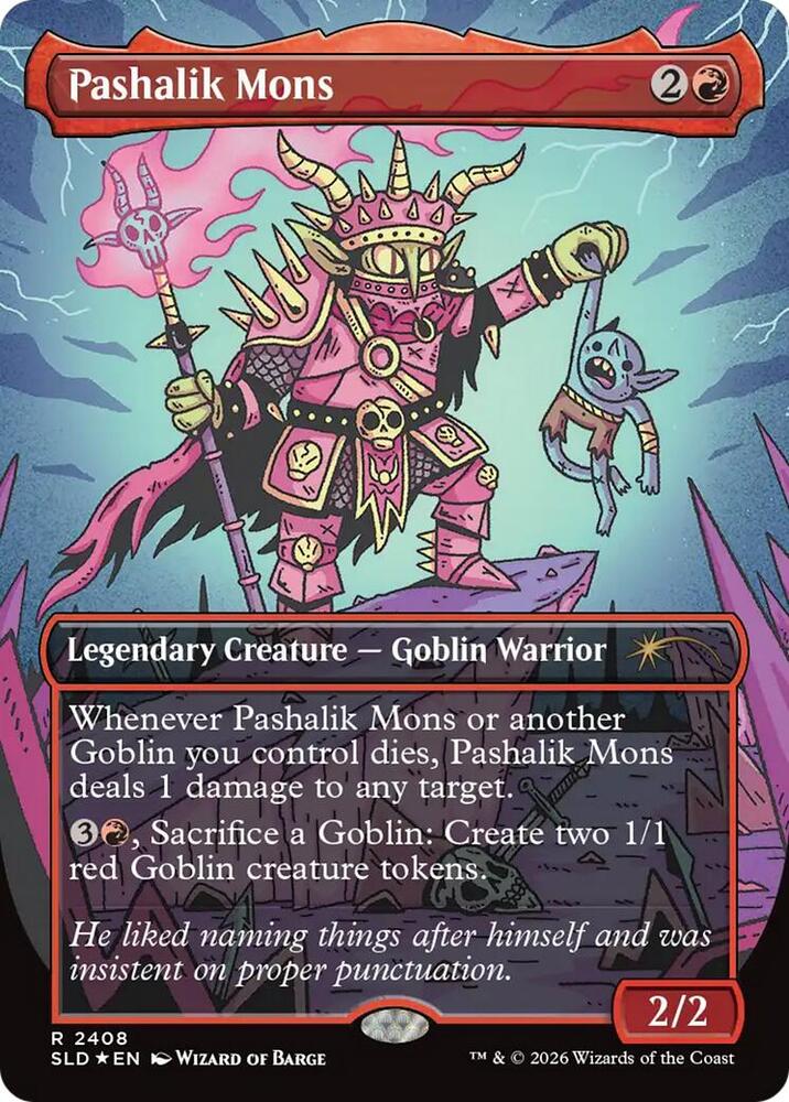 Pashalik Mons 2408 card from Secret Lair Drop Series