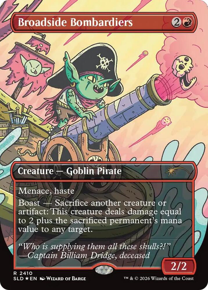 Broadside Bombardiers 2410 card from Secret Lair Drop Series