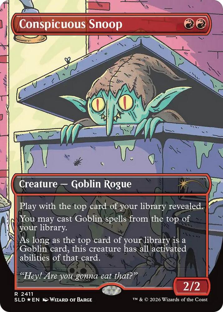 Conspicuous Snoop 2411 card from Secret Lair Drop Series