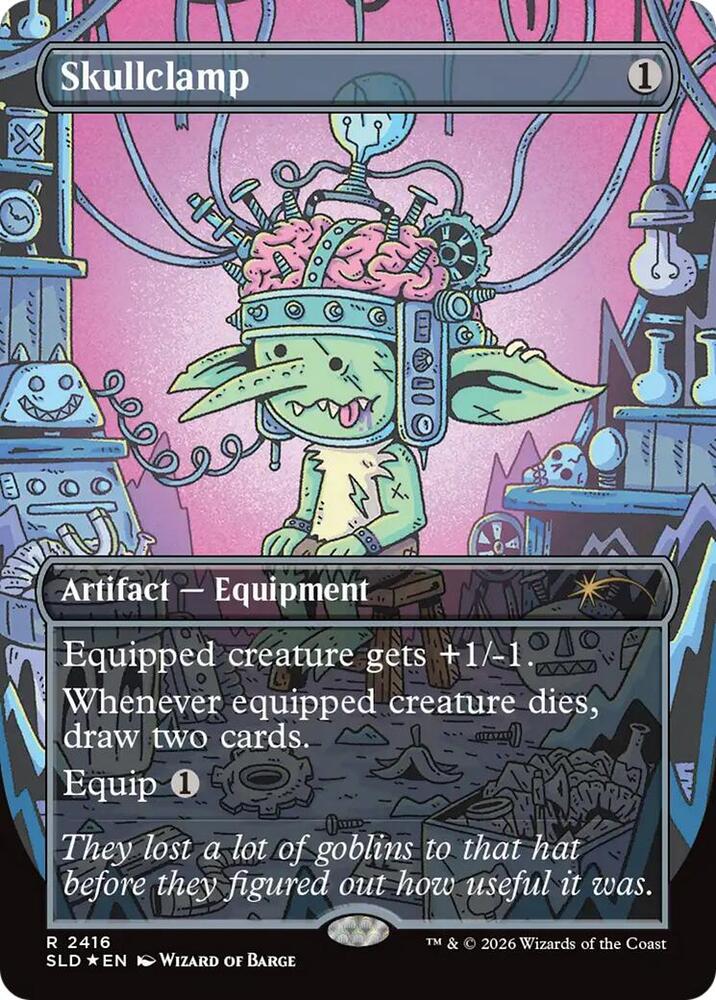 Skullclamp 2416 card from Secret Lair Drop Series