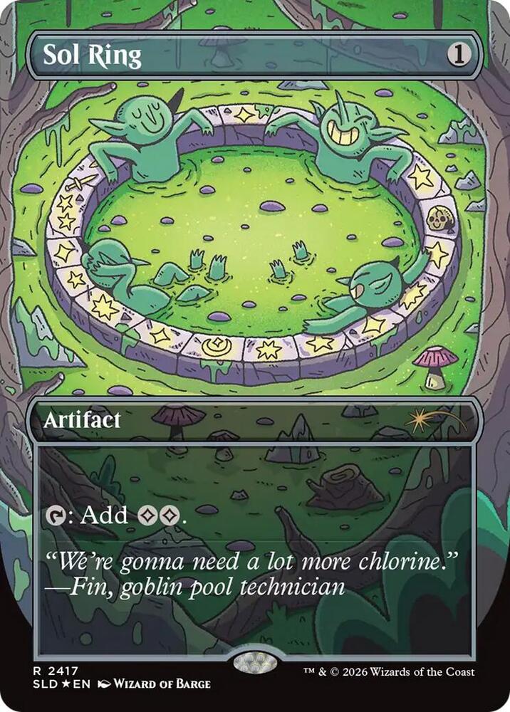 Sol Ring 2417 card from Secret Lair Drop Series