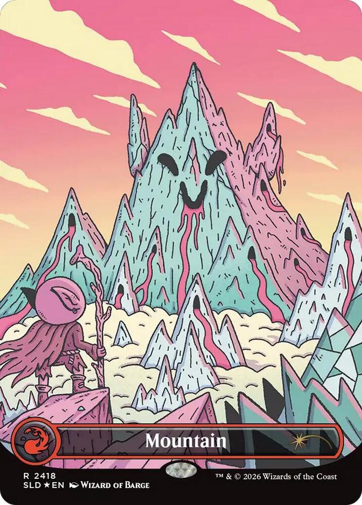Mountain 2418 card from Secret Lair Drop Series