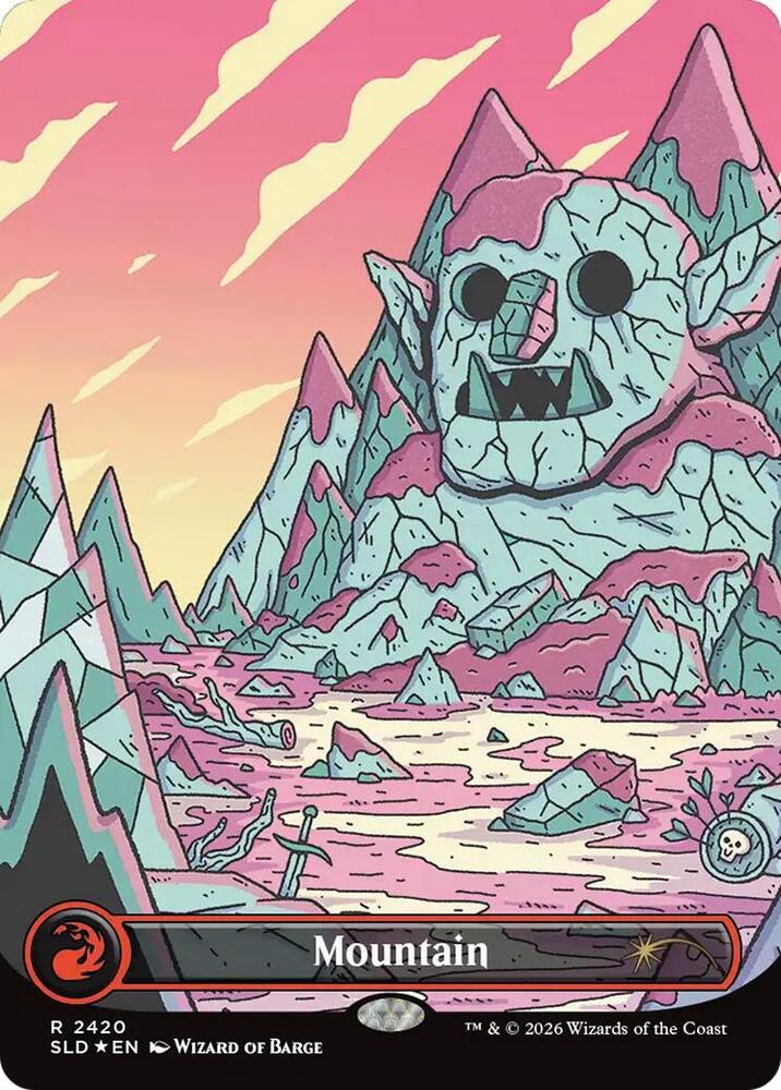 Mountain 2420 card from Secret Lair Drop Series