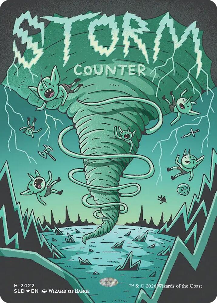 Storm Counter 2422 card from Secret Lair Drop Series