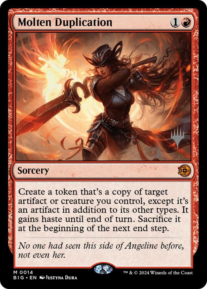 Molten Duplication 14 card from Promo Pack: Secrets of Strixhaven