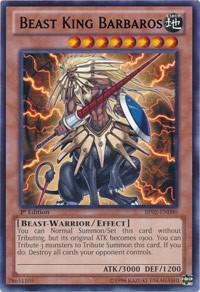 Beast King Barbaros BP02-EN080 card from Battle Pack 2: War of the Giants