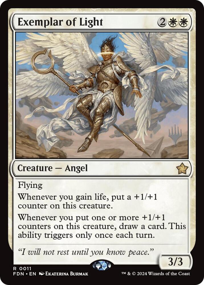Exemplar of Light 11 card from Promo Pack: Secrets of Strixhaven