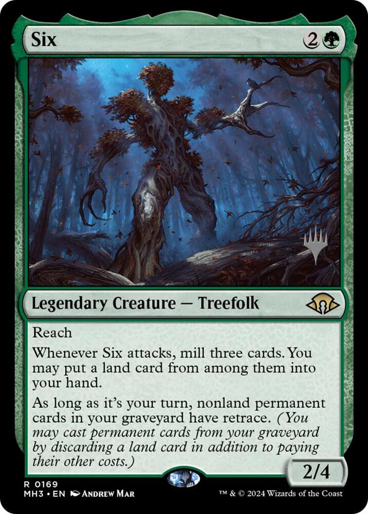 Six 169 card from Promo Pack: Secrets of Strixhaven
