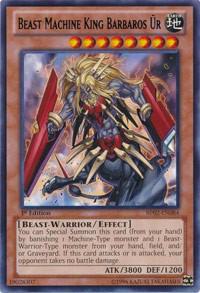 Beast Machine King Barbaros Ur BP02-EN084 card from Battle Pack 2: War of the Giants