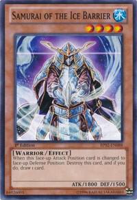 Samurai of the Ice Barrier BP02-EN088 card from Battle Pack 2: War of the Giants