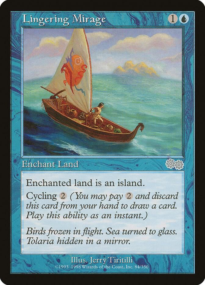 Lingering Mirage 84 card from Urza's Saga