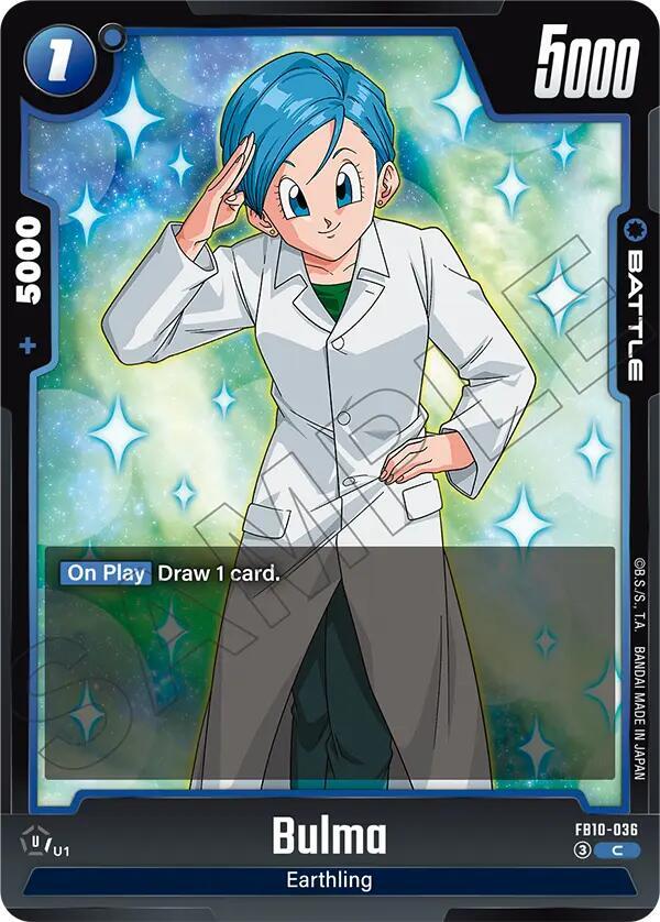 Bulma FB10-036 card from Cross Force