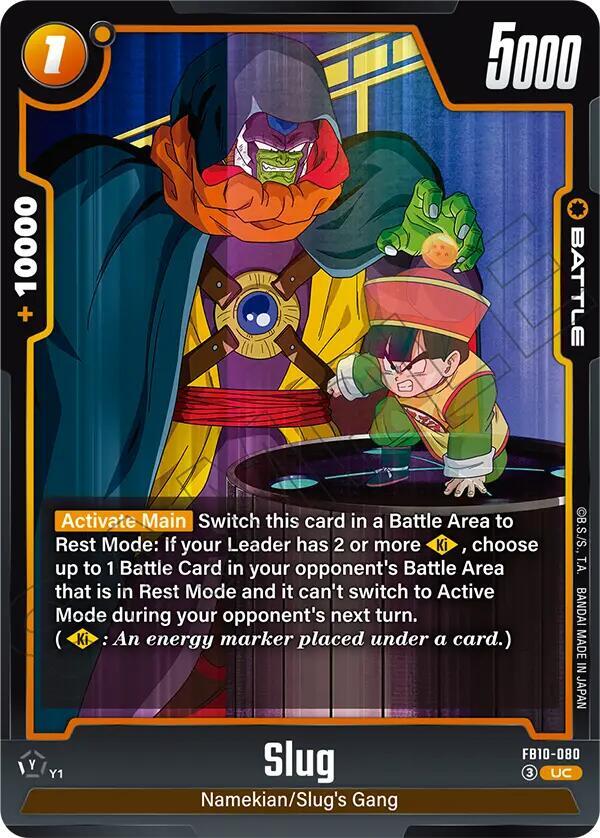 Slug FB10-080 card from Cross Force