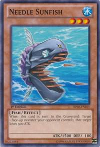 Needle Sunfish BP02-EN101 card from Battle Pack 2: War of the Giants