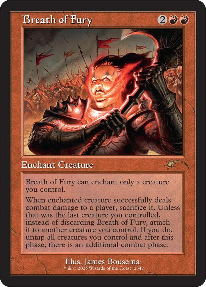 Breath of Fury 2347 card from Secret Lair Drop Series