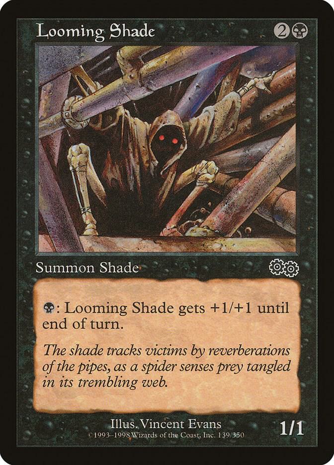 Looming Shade 139 card from Urza's Saga