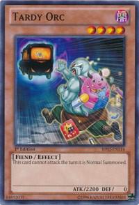 Tardy Orc BP02-EN114 card from Battle Pack 2: War of the Giants