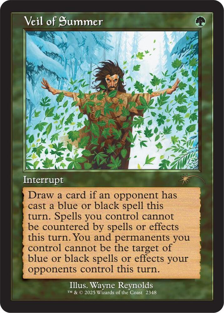 Veil of Summer 2348 card from Secret Lair Drop Series