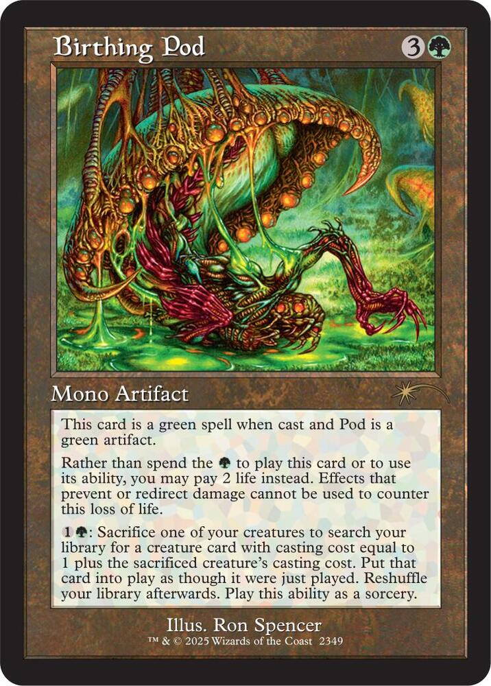 Birthing Pod 2349 card from Secret Lair Drop Series