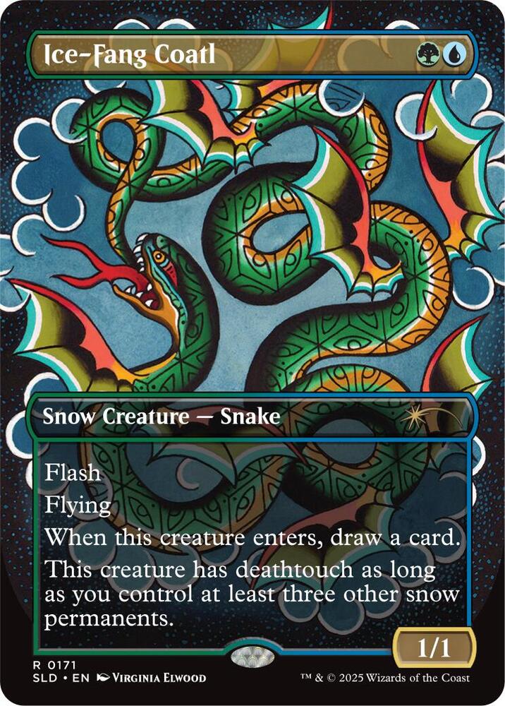 Ice-Fang Coatl 171 card from Secret Lair Drop Series