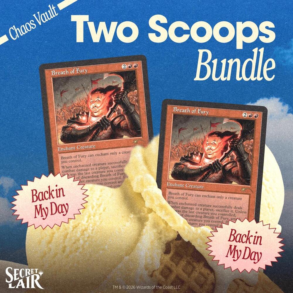 Secret Lair Drop: Two Scoops - Double Vanilla Bundle card from Secret Lair Drop Series