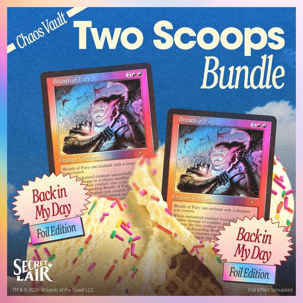 Secret Lair Drop: Two Scoops - Double Vanilla With Sprinkles Bundle card from Secret Lair Drop Series