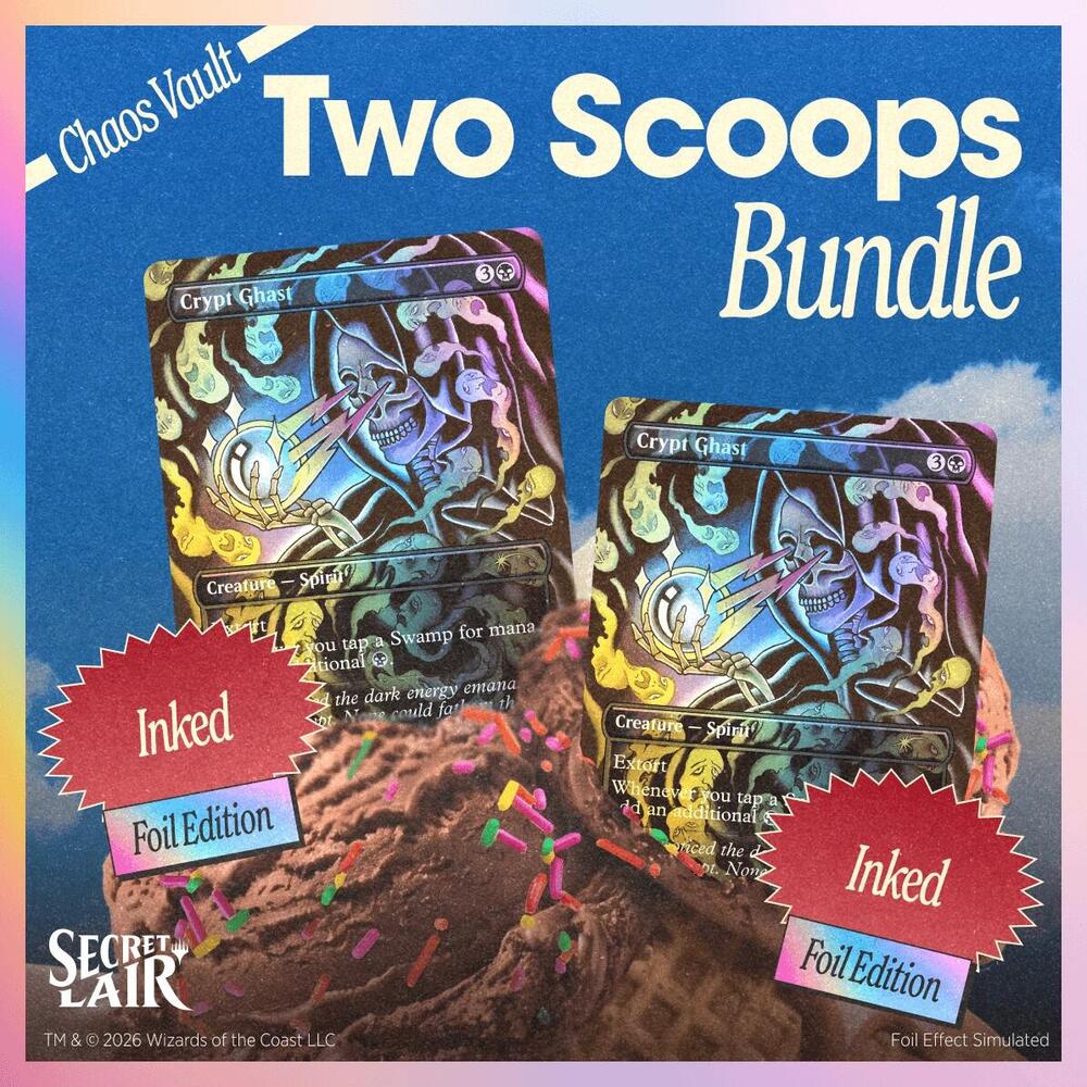 Secret Lair Drop: Two Scoops - Double Chocolate With Sprinkles Bundle sealed product from Secret Lair Drop Series
