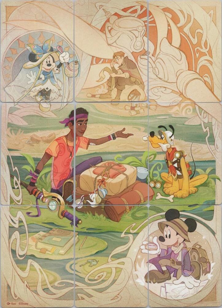 Wilds Unkown Puzzle Insert (Set of 9) card from Wilds Unknown