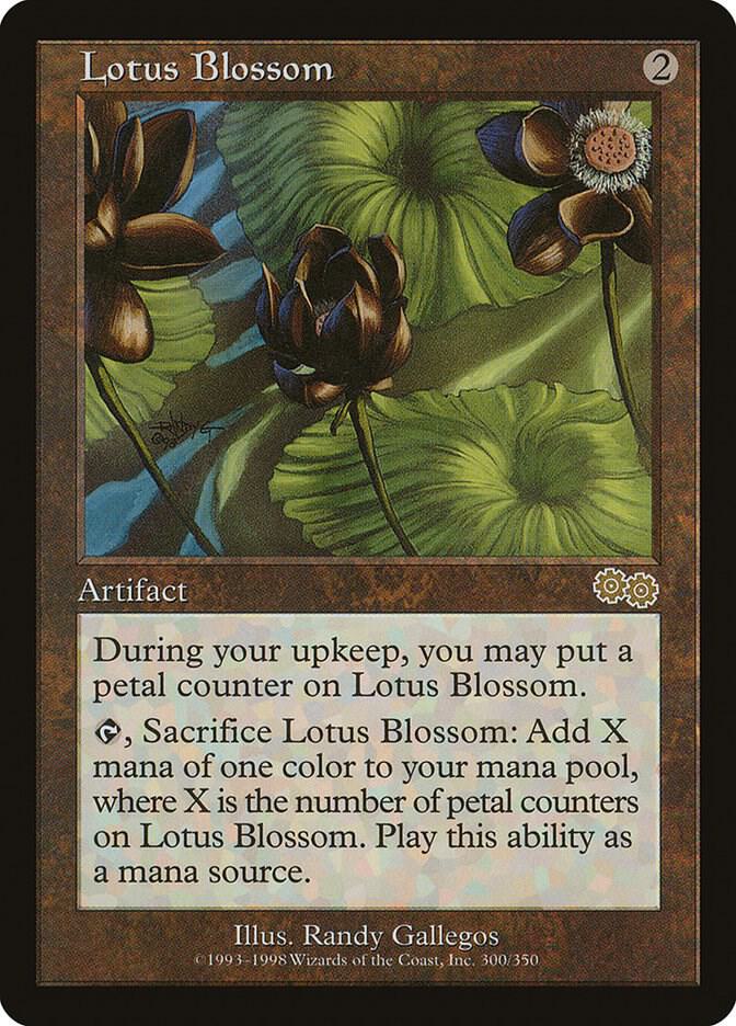Lotus Blossom 300 card from Urza's Saga