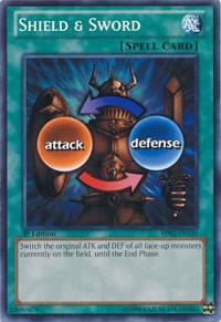 Shield & Sword BP02-EN130 card from Battle Pack 2: War of the Giants