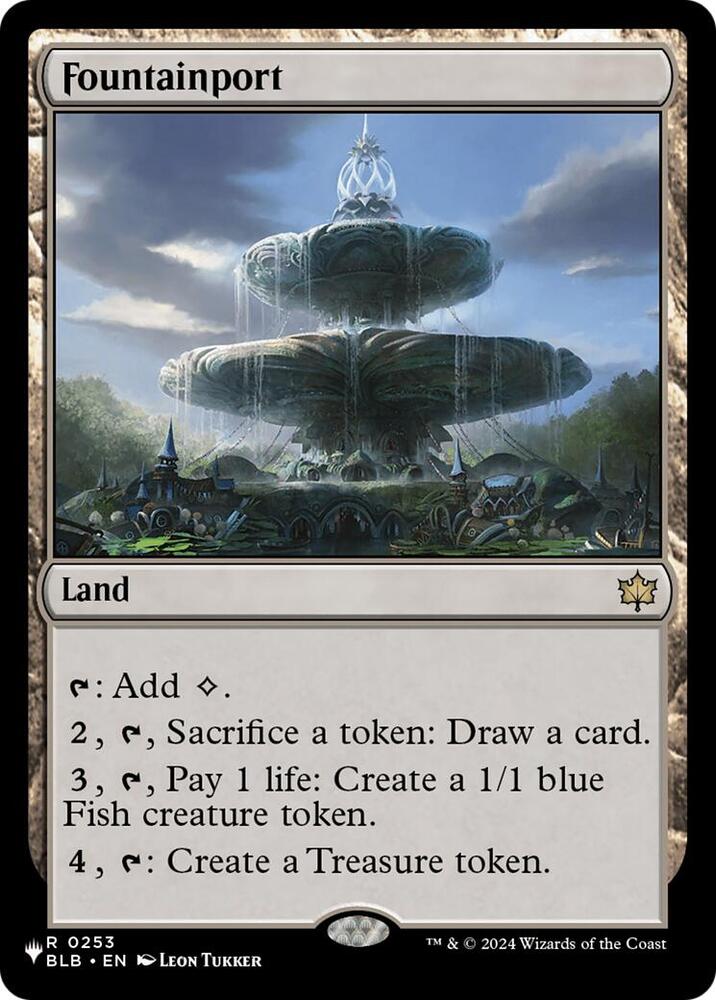 Fountainport 253 card from The List Reprints