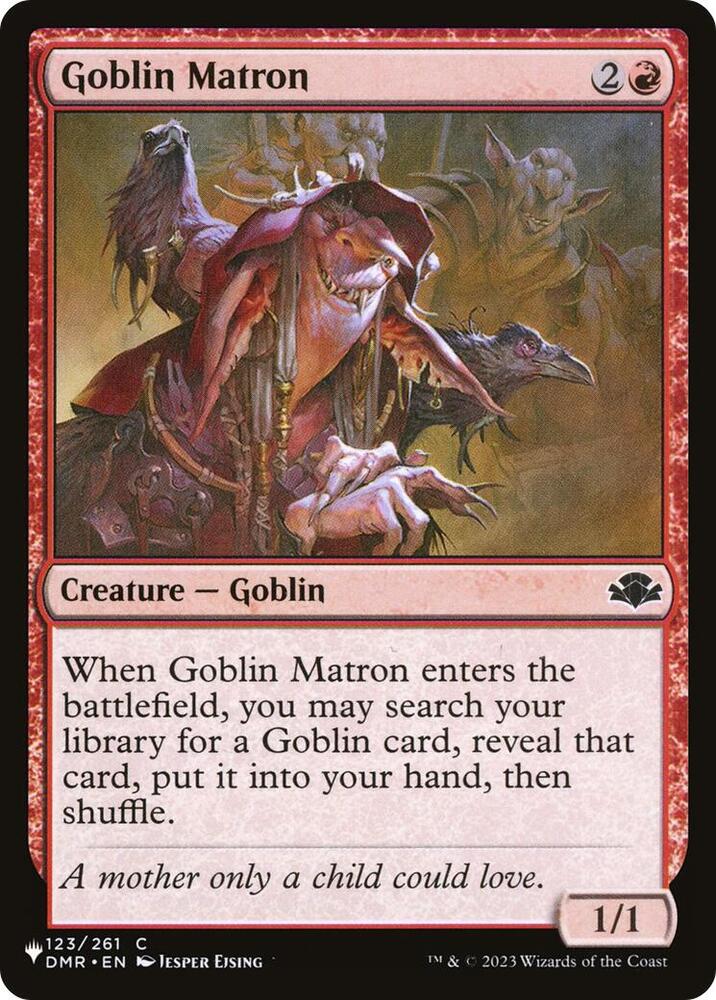 Goblin Matron (DMR) 123 card from The List Reprints