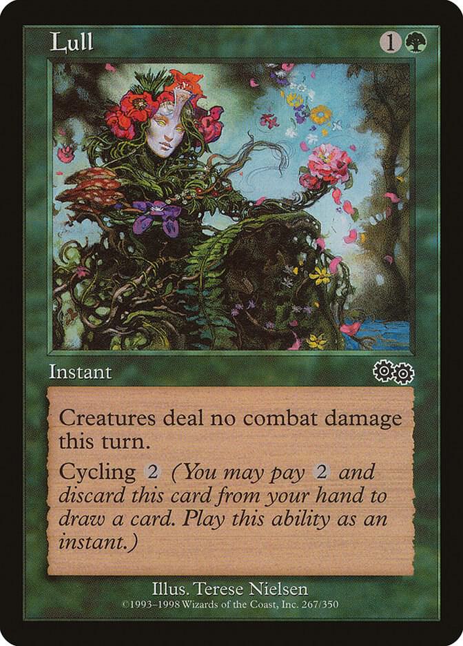 Lull 267 card from Urza's Saga