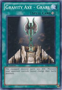 Gravity Axe - Grarl BP02-EN143 card from Battle Pack 2: War of the Giants