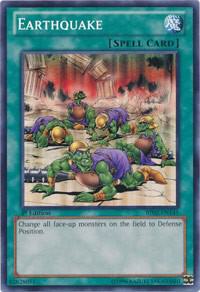 Earthquake BP02-EN145 card from Battle Pack 2: War of the Giants