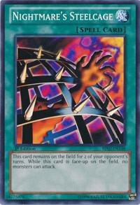 Nightmare's Steelcage BP02-EN148 card from Battle Pack 2: War of the Giants