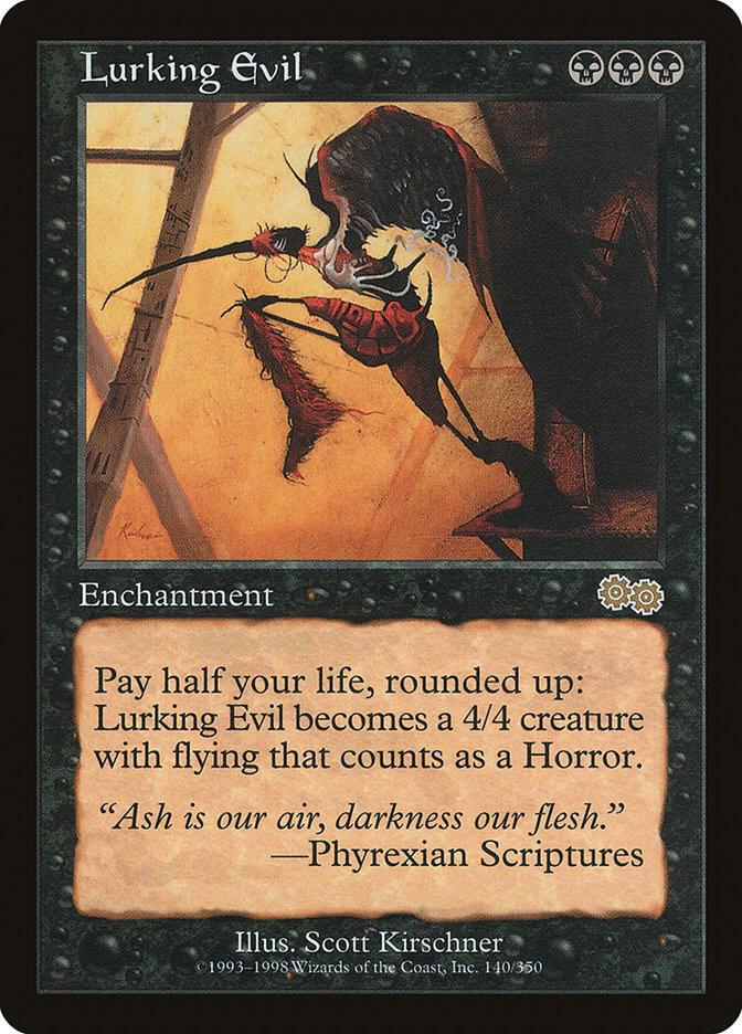 Lurking Evil 140 card from Urza's Saga