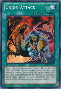 Union Attack BP02-EN152 card from Battle Pack 2: War of the Giants