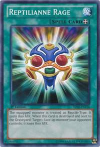Reptilianne Rage BP02-EN156 card from Battle Pack 2: War of the Giants